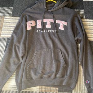 Champion pitt Johnstown sweatshirt/hoodie size M
